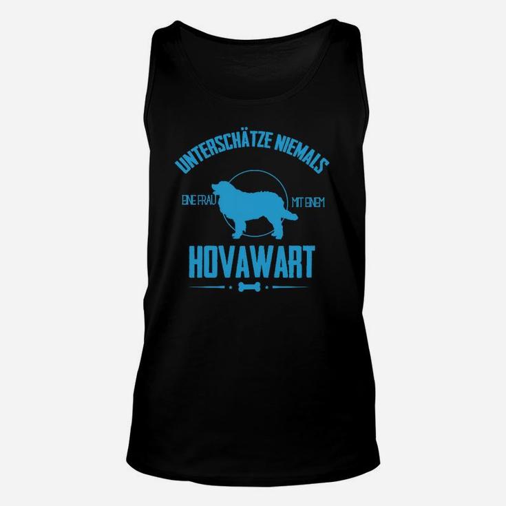 Schwarzes Hovawart Unisex TankTop Unterschätze nie den Hovawart, Lustiges Hundeshirt