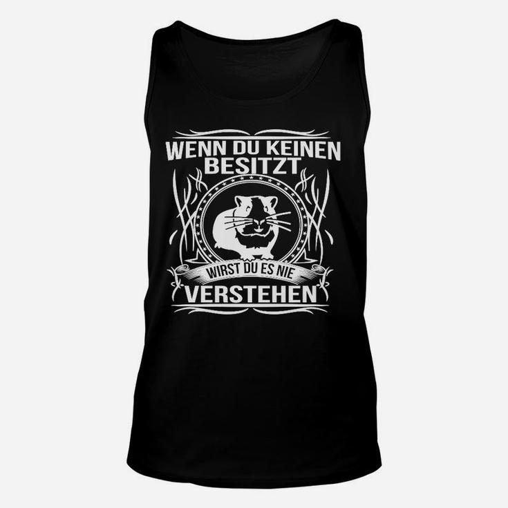 Schwarzes Katzenliebhaber Unisex TankTop Nie Verstehen Spruch