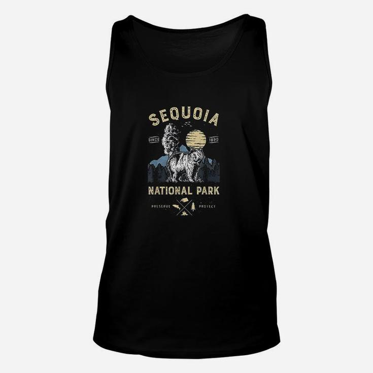 Sequoia National Park Vintage California Bear Gifts Unisex Tank Top