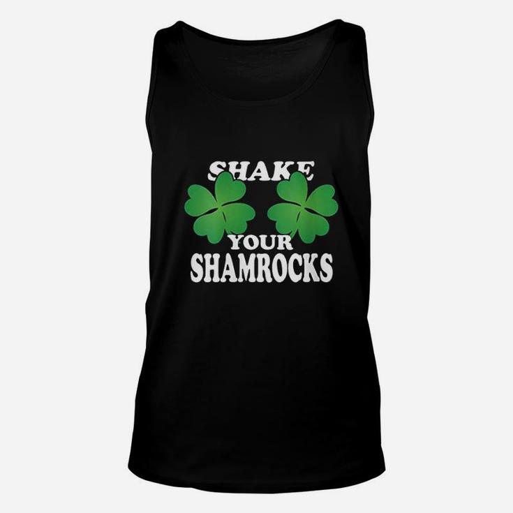 Shake Your Shamrocks Funny St Patricks Day Unisex Tank Top