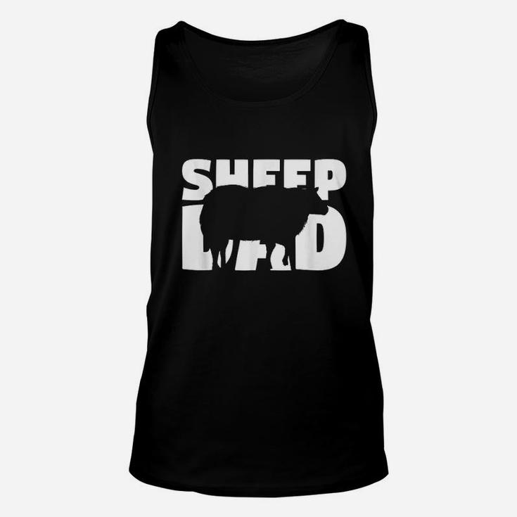 Sheep Dad Sheep Lover Gift For Father Zoo Animal Unisex Tank Top