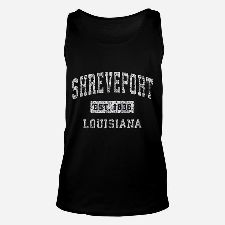 Shreveport Louisiana La Vintage Established Sports Design Unisex Tank Top