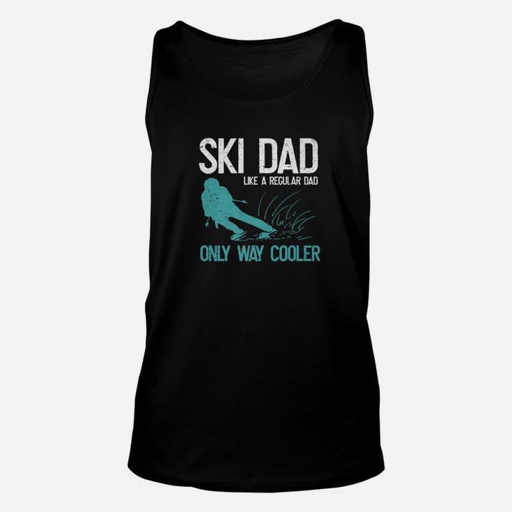 Ski Dad Winter Skiing Snow Sport Daddy Father Papa Shirt Unisex Tank Top