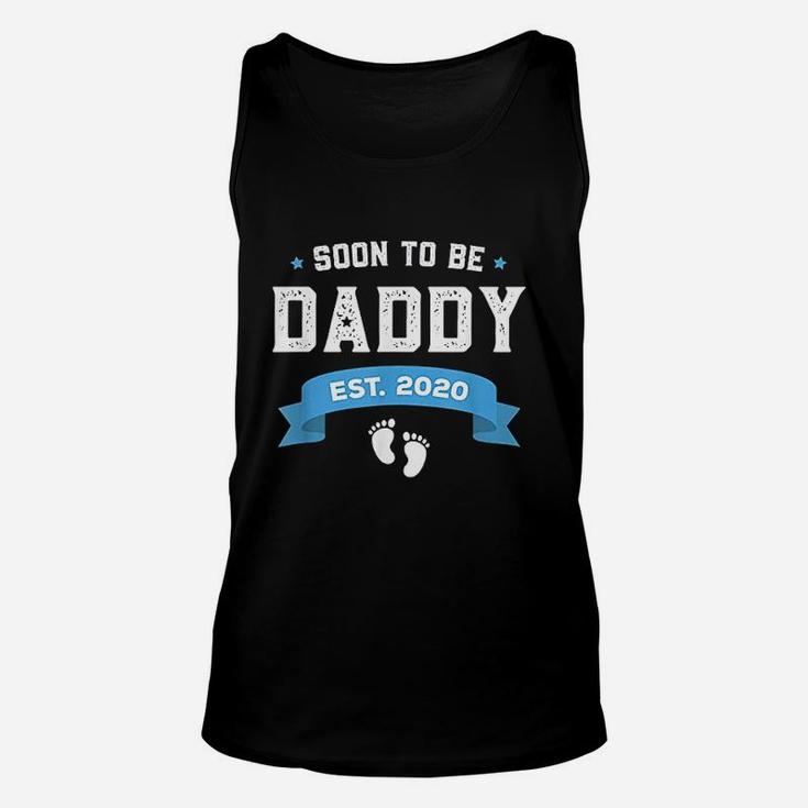 Soon To Be Daddy Est 2020 First Daddy New Dad Gift Unisex Tank Top