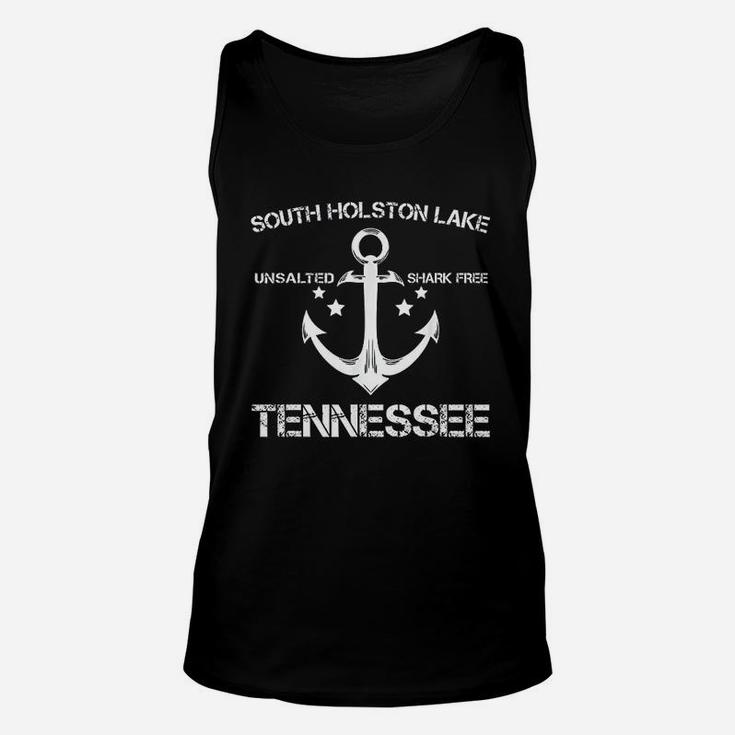 South Holston Lake Tennessee Funny Fishing Camping Gift Unisex Tank Top