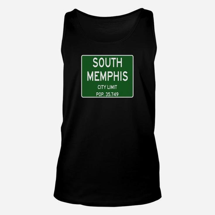South Memphis Tennessee Street Sign T-shirt Unisex Tank Top