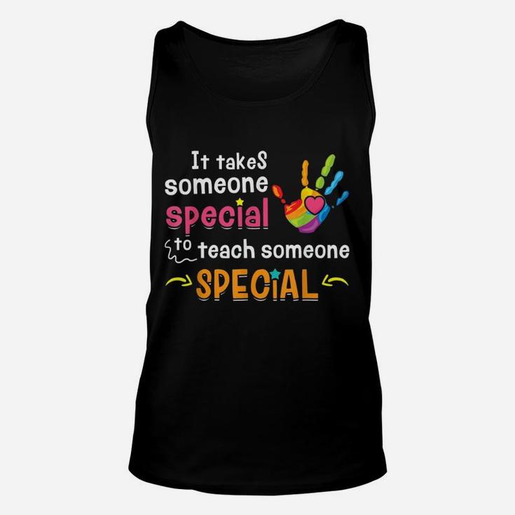 Sped Special Education It Takes Someone Special Unisex Tank Top
