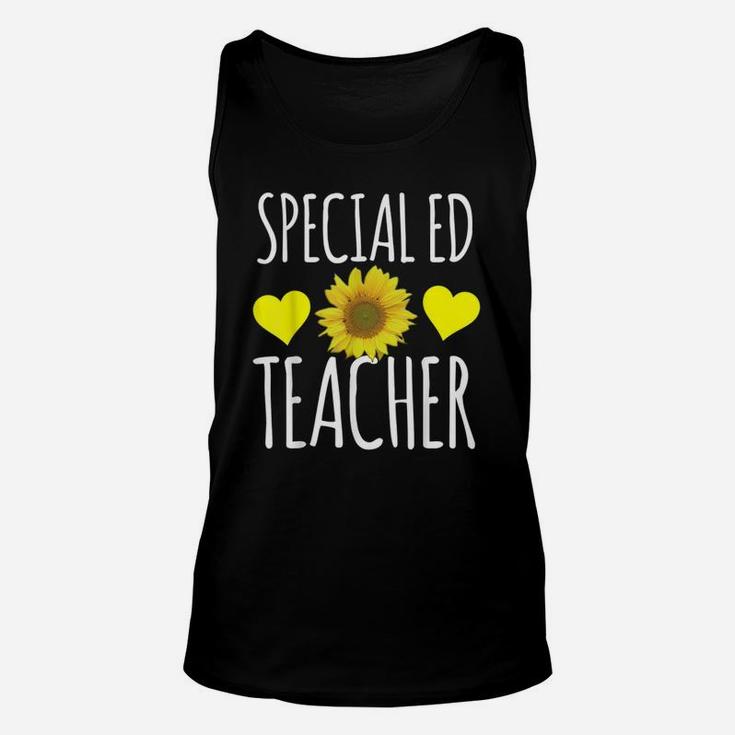 Sped Special Education Teacher Flower Unisex Tank Top