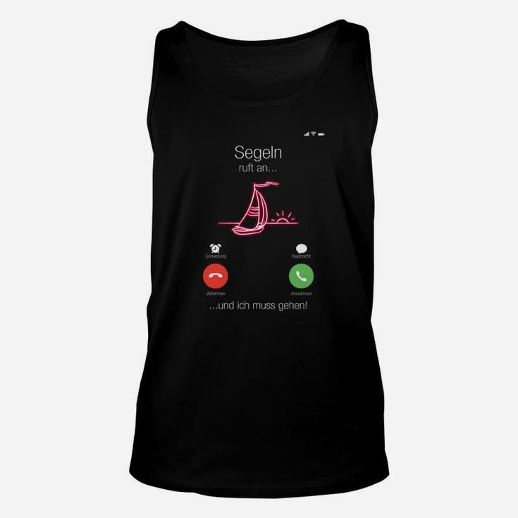 Sportliches Segel-Unisex TankTop mit witzigem Spruch, für Segler