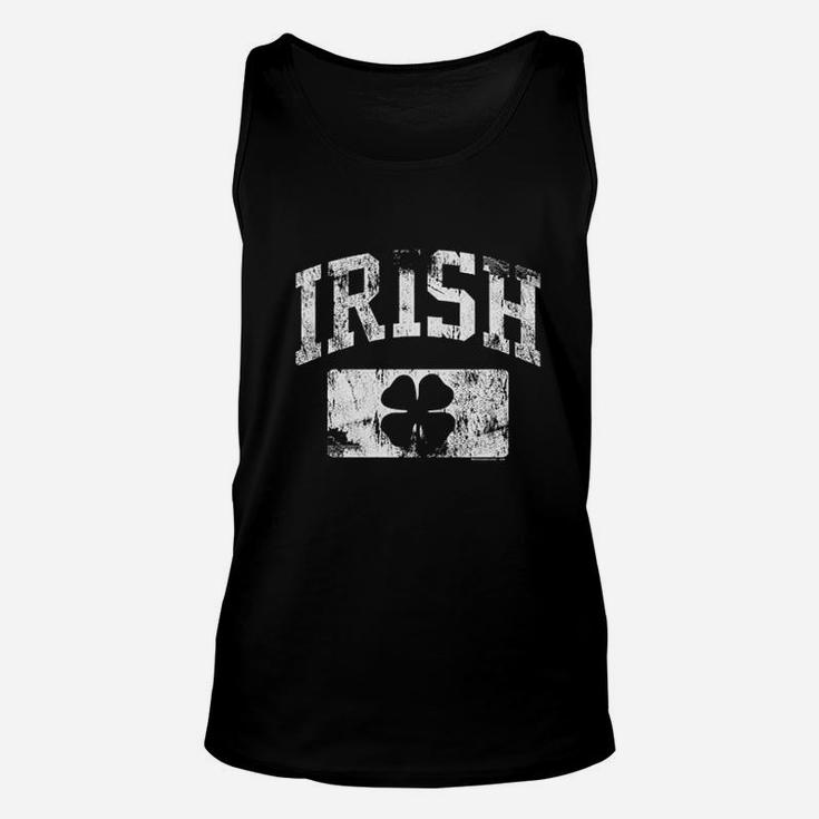 St Patricks Day Irish Athletic Vintage Distressed Irish Unisex Tank Top