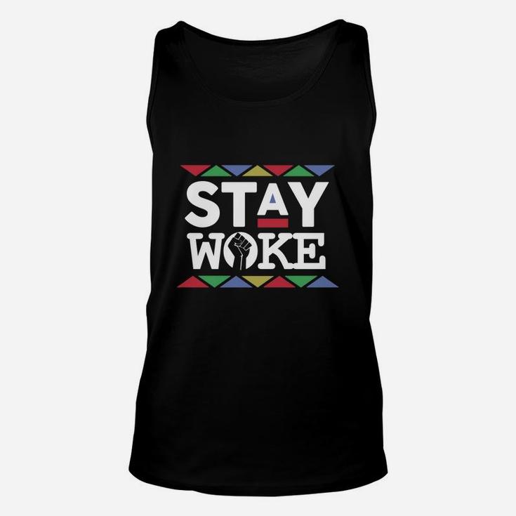 Stay Woke Power Fist T-shirt Unisex Tank Top