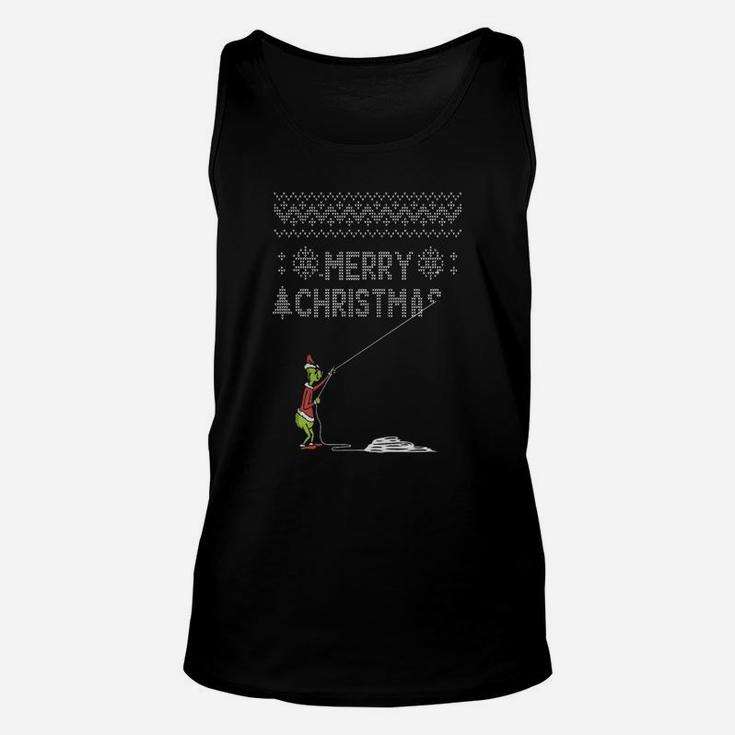 Stealing Christmas Ugly Sweater Uglythe Grinch Sweaters Unisex Tank Top