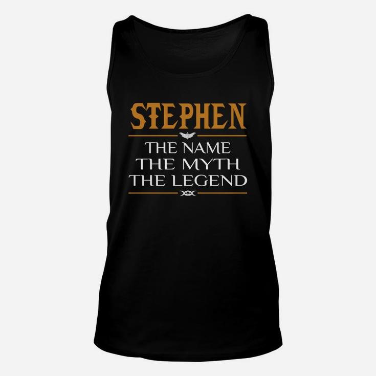 Stephen Legend Name Stephen - Unisex Tank Top