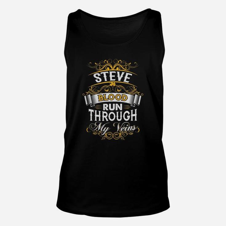 Steve Shirt, Steve Family Name, Steve Funny Name GiftsShirt Unisex Tank Top