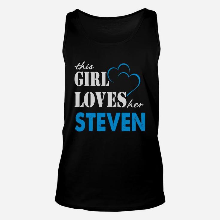 Steven This Girl Love Her Steven - Teeforsteven Unisex Tank Top