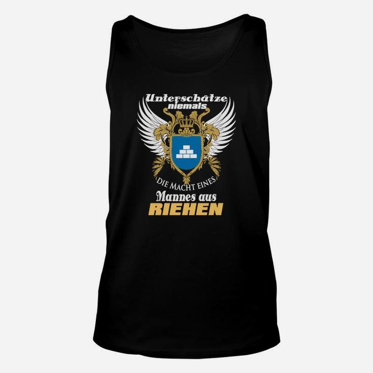 Stolzes Riehen Herren-Unisex TankTop mit Adler-Motiv und Slogan