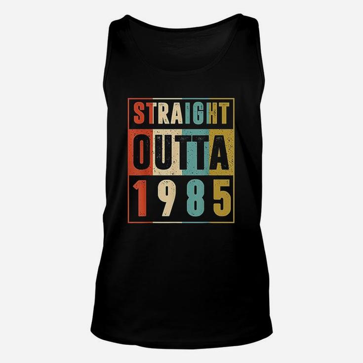 Straight Outta 1985 Vintage 37 Year Old 37th Birthday Gift  Unisex Tank Top