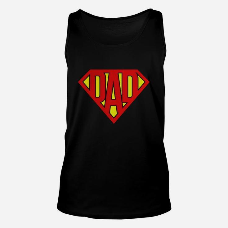 Super Dad Super Hero Dad Unisex Tank Top