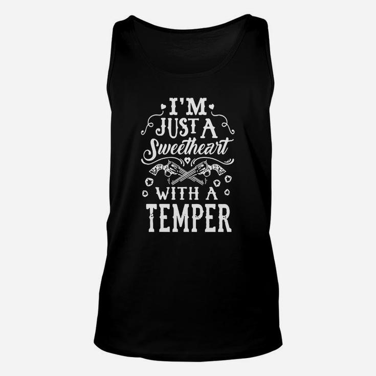 Sweetheart With A Temper Unisex Tank Top