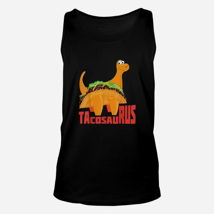 Tacosaurus Cute Brontosaurus In A Tortilla Unisex Tank Top