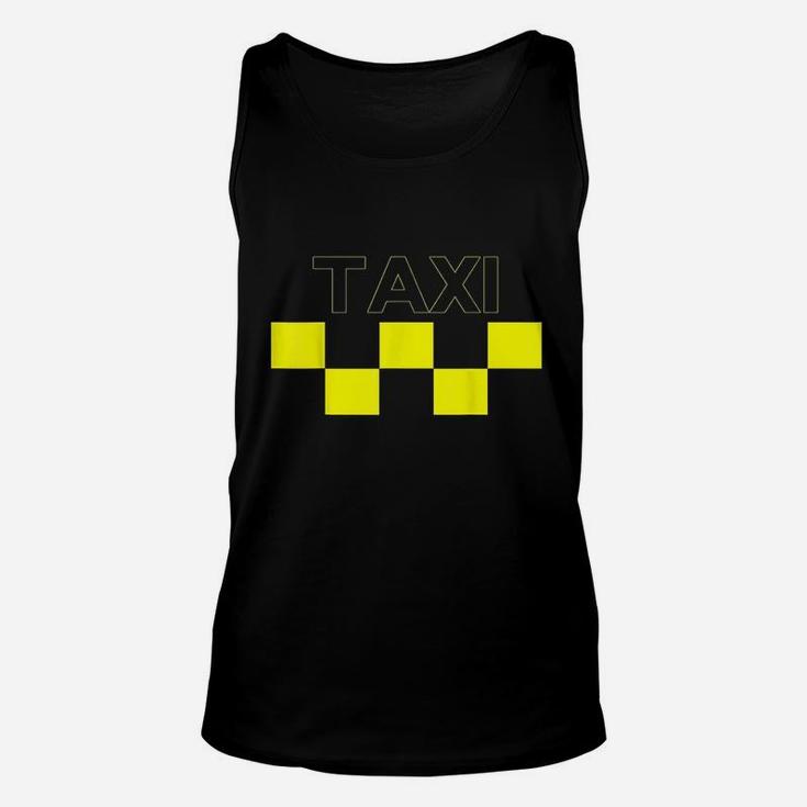 Taxi Checker Driver Yellow Professional Cab Never Sleep Unisex Tank Top