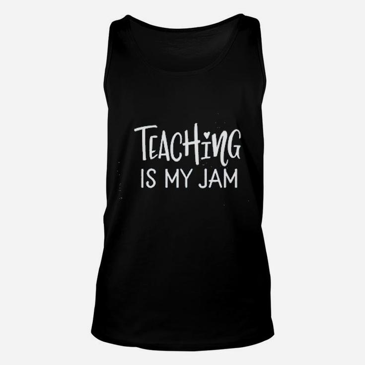 Teachers Day Teaching Is My Jam Unisex Tank Top