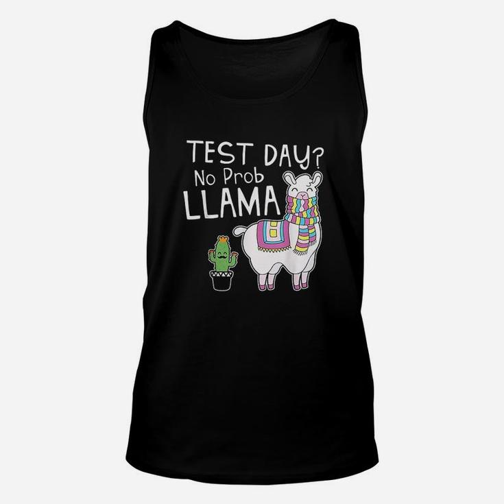 Teachers Testing Day Test Day No Prob Llama Teacher Unisex Tank Top