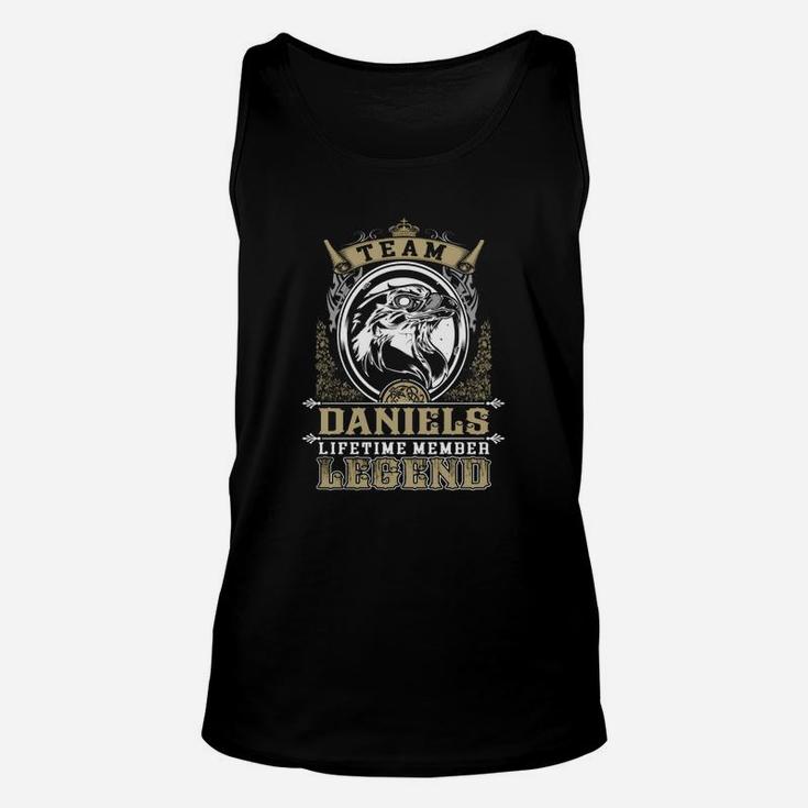 Team Daniels Lifetime Member Legend -danielsShirt Daniels Hoodie Daniels Family Daniels Tee Daniels Name Daniels Lifestyle Daniels Shirt Daniels Names Unisex Tank Top