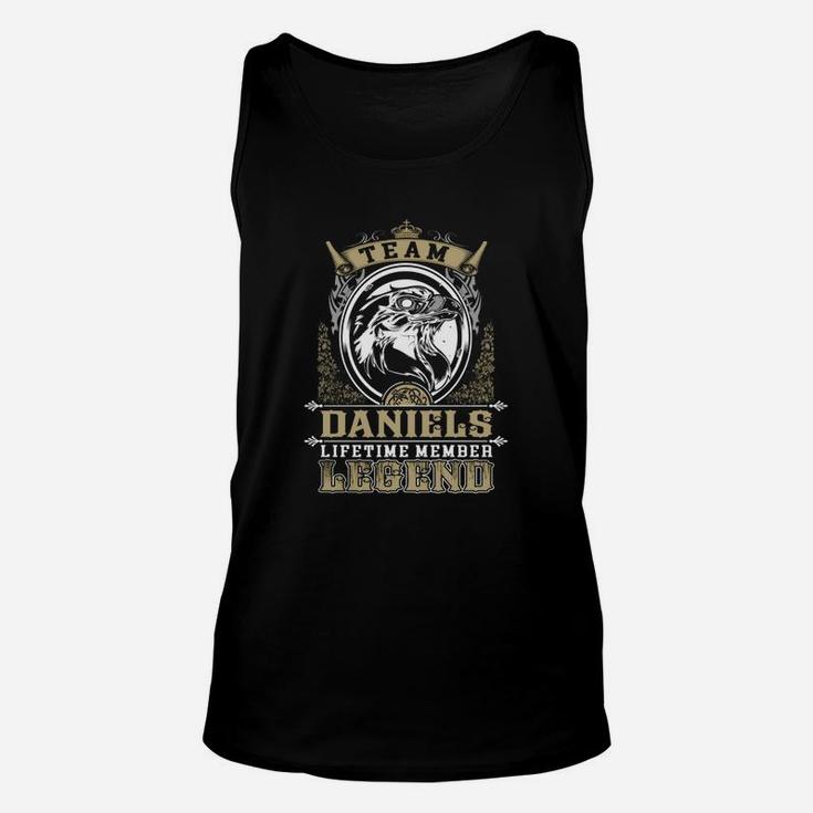 Team Daniels Lifetime Member Legend -daniels T Shirt Daniels Hoodie Daniels Family Daniels Tee Daniels Name Daniels Lifestyle Daniels Shirt Daniels Names Unisex Tank Top