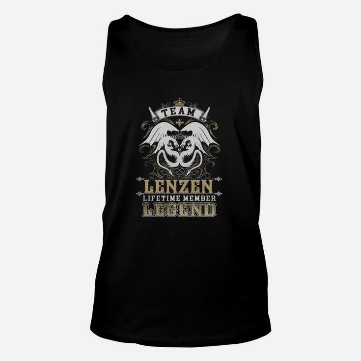 Team Lenzen Lifetime Member Legend -lenzen T Shirt Lenzen Hoodie Lenzen Family Lenzen Tee Lenzen Name Lenzen Lifestyle Lenzen Shirt Lenzen Names Unisex Tank Top