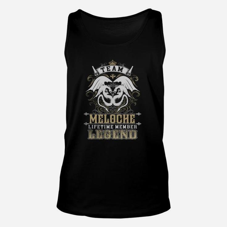 Team Meloche Lifetime Member Legend -meloche T Shirt Meloche Hoodie Meloche Family Meloche Tee Meloche Name Meloche Lifestyle Meloche Shirt Meloche Names Unisex Tank Top