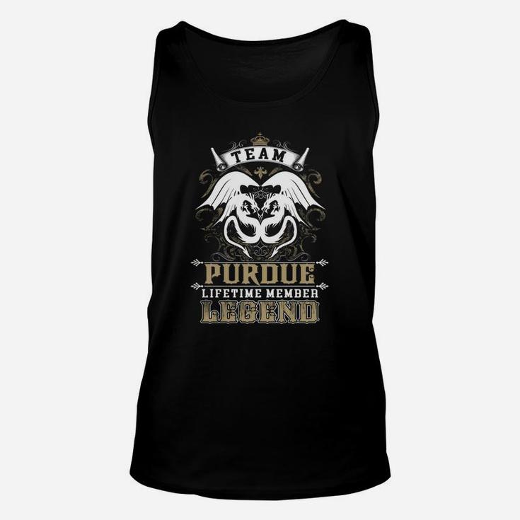 Team Purdue Lifetime Member Legend -purdue T Shirt Purdue Hoodie Purdue Family Purdue Tee Purdue Name Purdue Lifestyle Purdue Shirt Purdue Names Unisex Tank Top