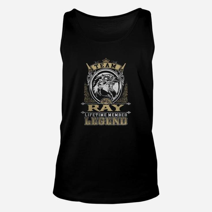 Team Ray Lifetime Member Legend Ray T Shirt Ray Hoodie Ray Family Ray Tee Ray Name Ray Lifestyle Ray Shirt Ray Names Unisex Tank Top