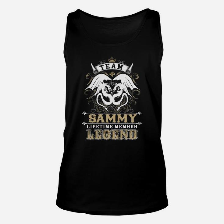 Team Sammy Lifetime Member Legend -sammy T Shirt Sammy Hoodie Sammy Family Sammy Tee Sammy Name Sammy Lifestyle Sammy Shirt Sammy Names Unisex Tank Top