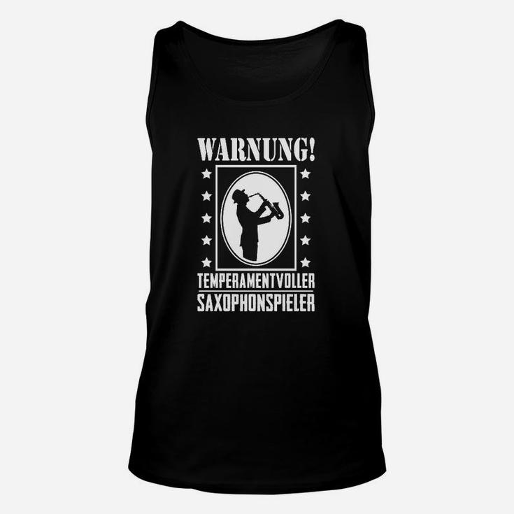 Temperamentvoller Saxophonspieler TankTop