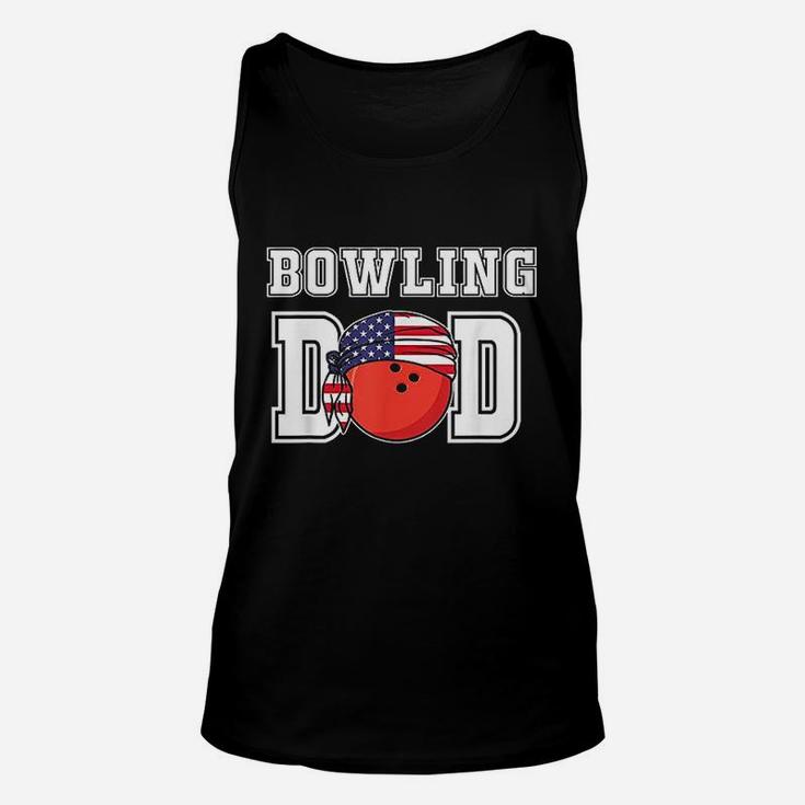 Ten Pin Bowlers Team Player Fathers Gifts For Bowling Dad Unisex Tank Top