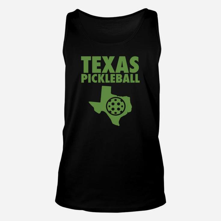 Texas Pickleball Funny And Cute Pickleball Tee Shirt Unisex Tank Top
