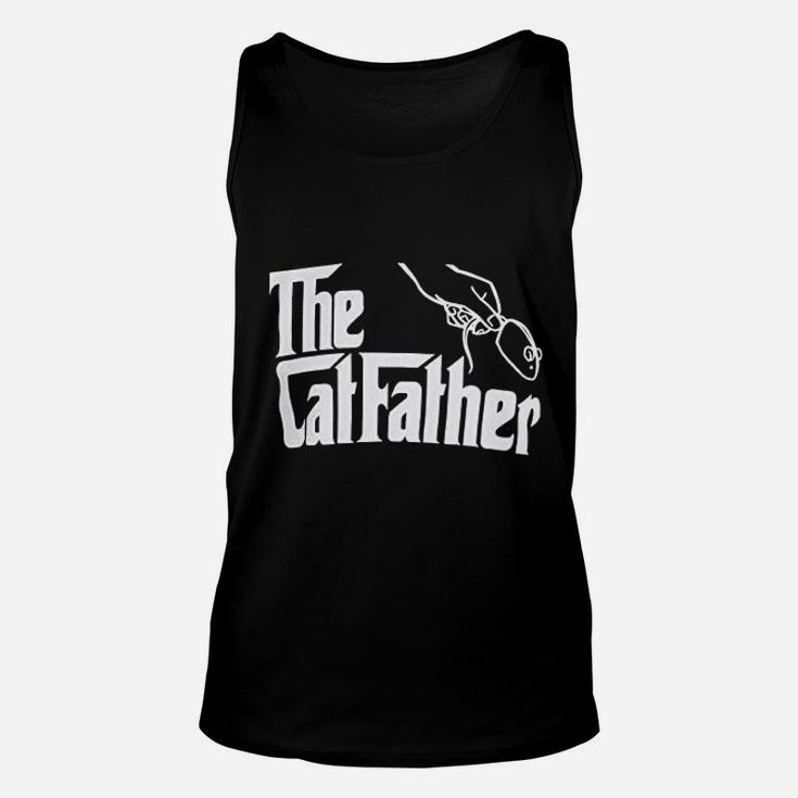 The Catfather Funny Cute Cat Father Dad Owner Pet Kitty Kitten Fun Humor Unisex Tank Top