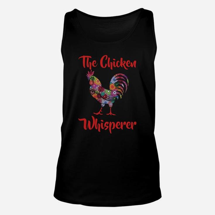 The Chicken Whisperer Funny Farmer Farming Colorful T-shirt Unisex Tank Top