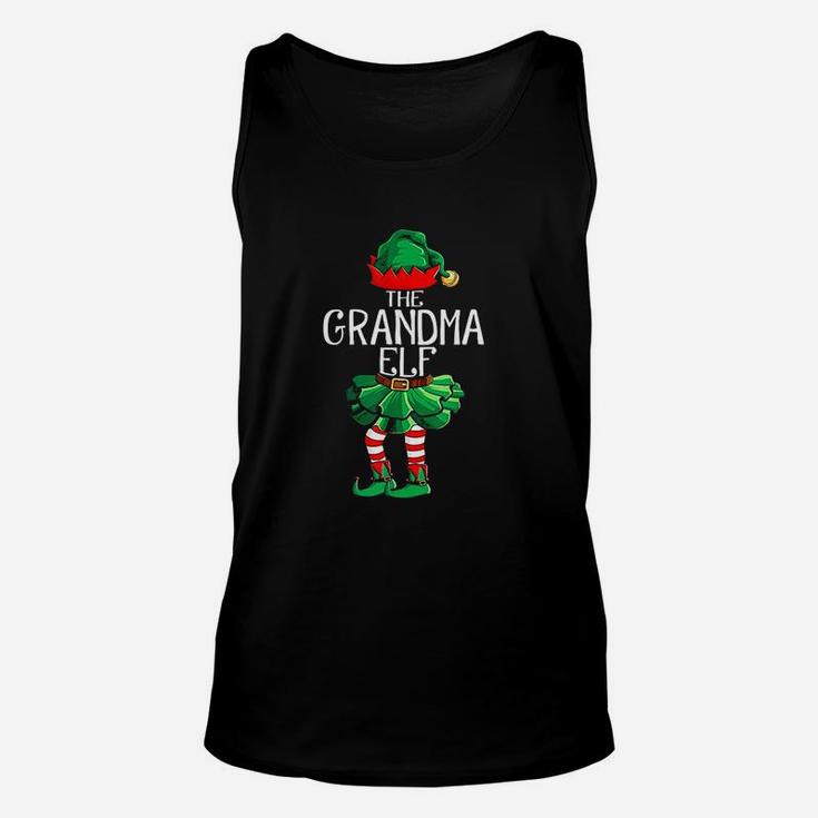 The Grandma Elf Group Matching Family Christmas Gift Unisex Tank Top