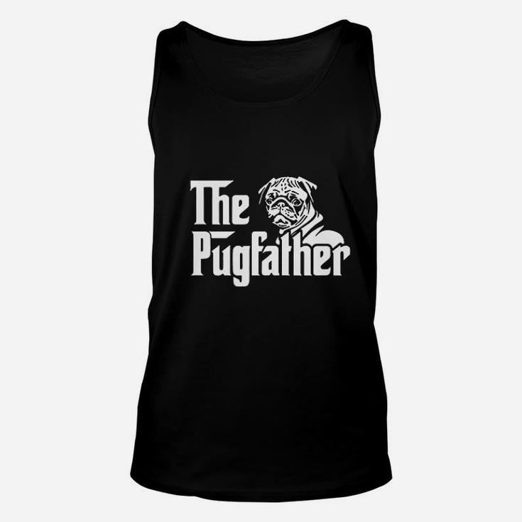 The Pugfather Funny Pug Parody, best christmas gifts for dad Unisex Tank Top