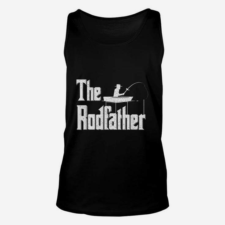 The Rodfather Funny Fishing Dad Gift Unisex Tank Top
