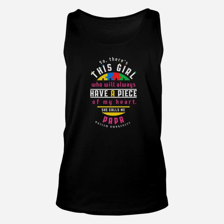 Theres This Girl She Calls Me Papa Dad Father Men Gifts Unisex Tank Top