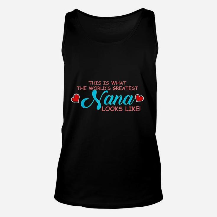 This Is The Worlds Greatest Nana Christmas Gift Unisex Tank Top