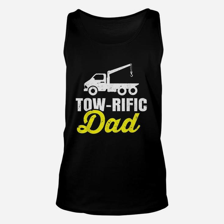 Tow Truck Driver Dad Father Towing Car Pickup Wrecker Gift Unisex Tank Top