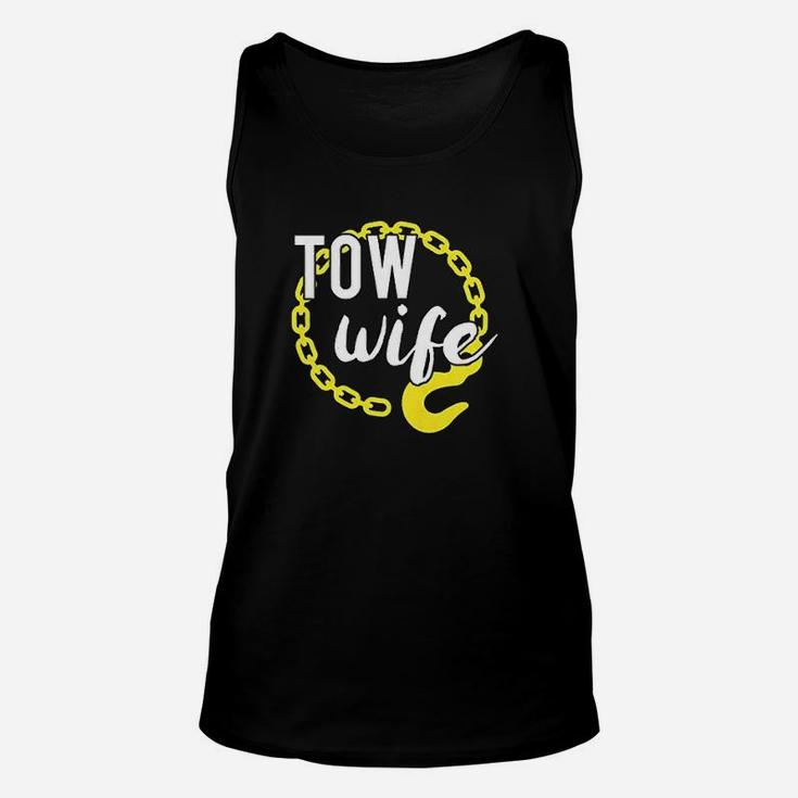 Tow Truck Driver Wife Gift For Repo Truckers Hook Design Unisex Tank Top