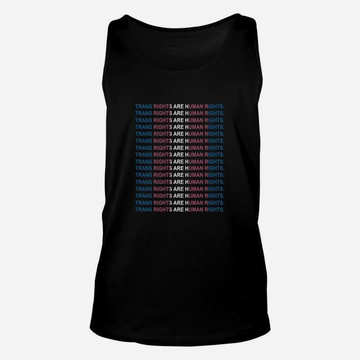Trans Rights Are Human Rights Unisex Tank Top