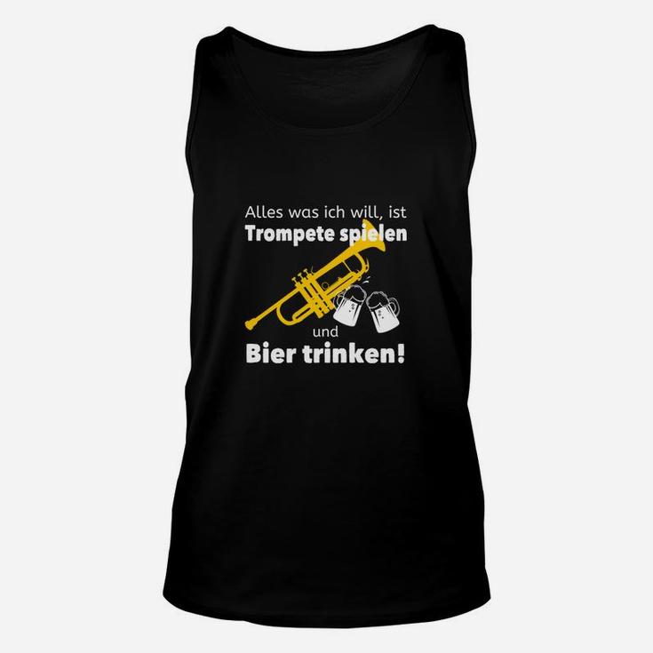 Trompeter-Unisex TankTop: Trompete spielen & Bier trinken Lustiges Design