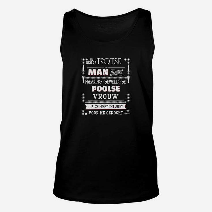 Trotei-Mann-Poolse Vrouw TankTop