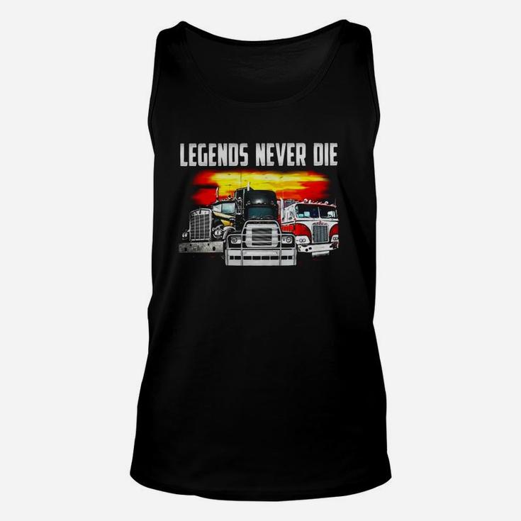 Truck Legends Never Die Unisex Tank Top